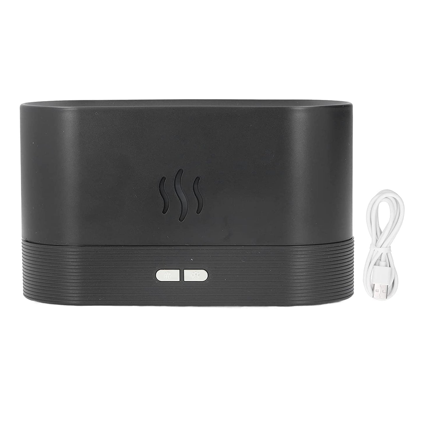 Flame Humidifier Lamp Oil Diffuser with Flame Light